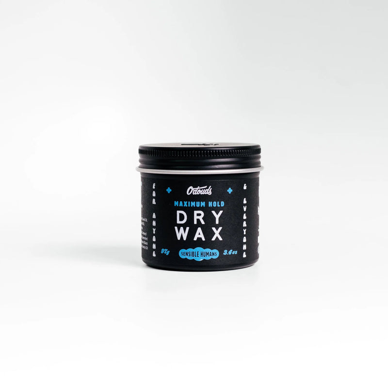 O'DOUDS cera de peinado Dry Wax: tarro negro frontal