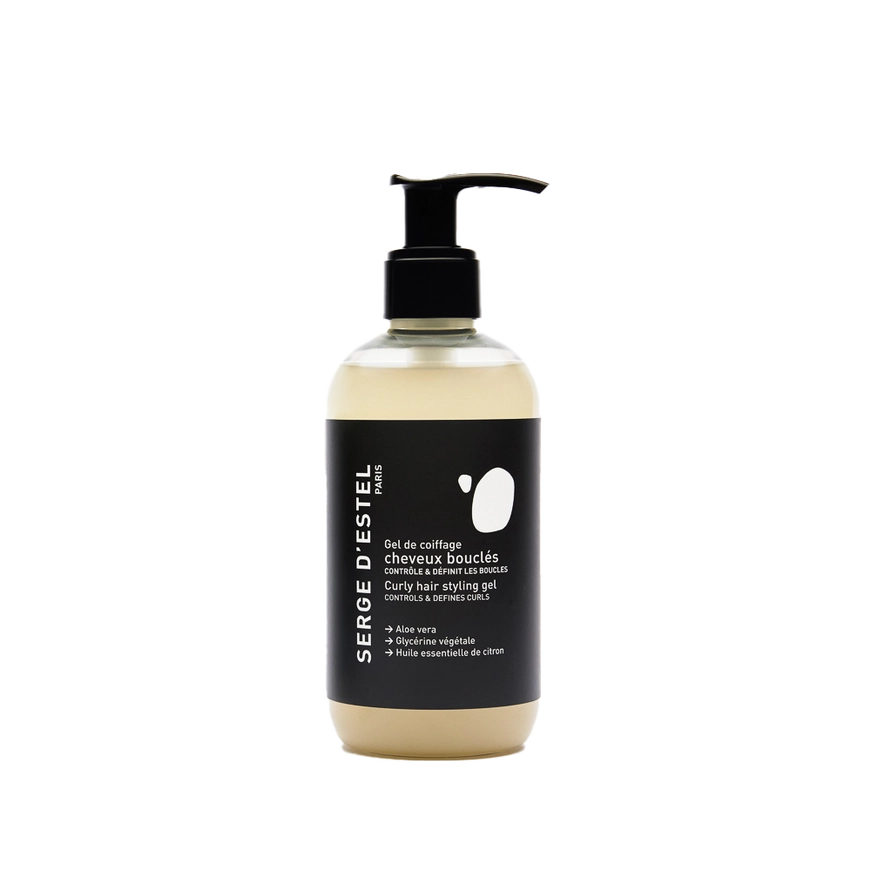 SERGE D'ESTEL gel de peinado para cabello rizado: botella con dosificador