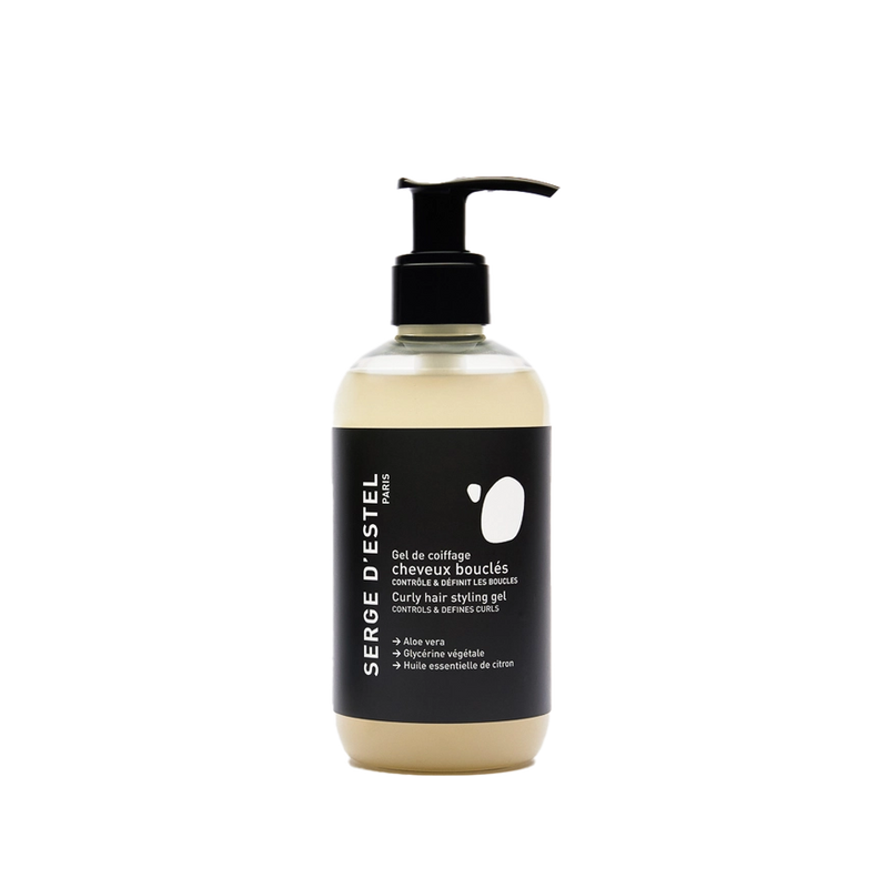 SERGE D'ESTEL gel de peinado para cabello rizado: botella con dosificador