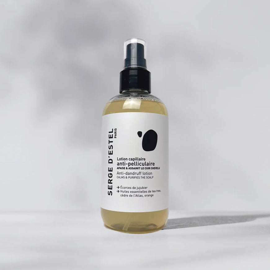 SERGE D'ESTEL loción anticaspa: botella con spray