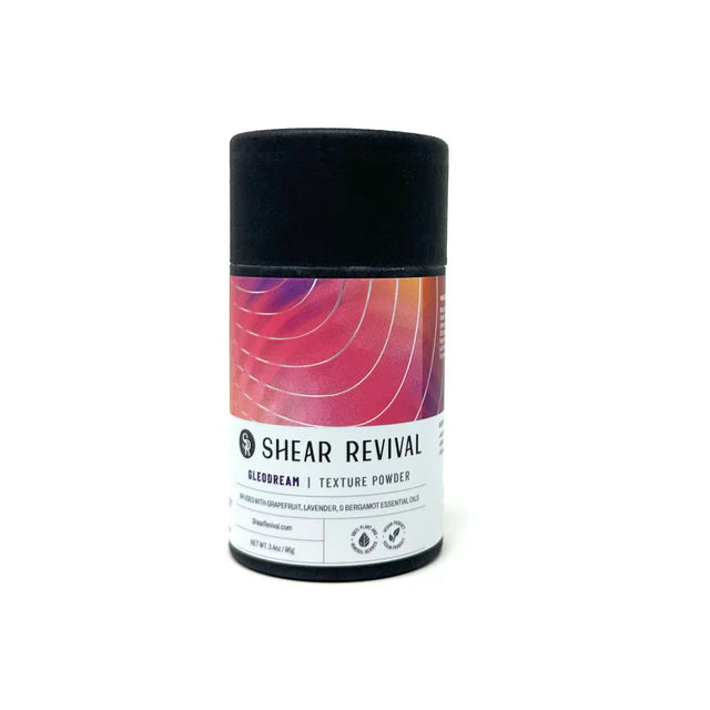 SHEAR REVIVAL Gleodream polvos de peinado: bote cilíndrico frontal