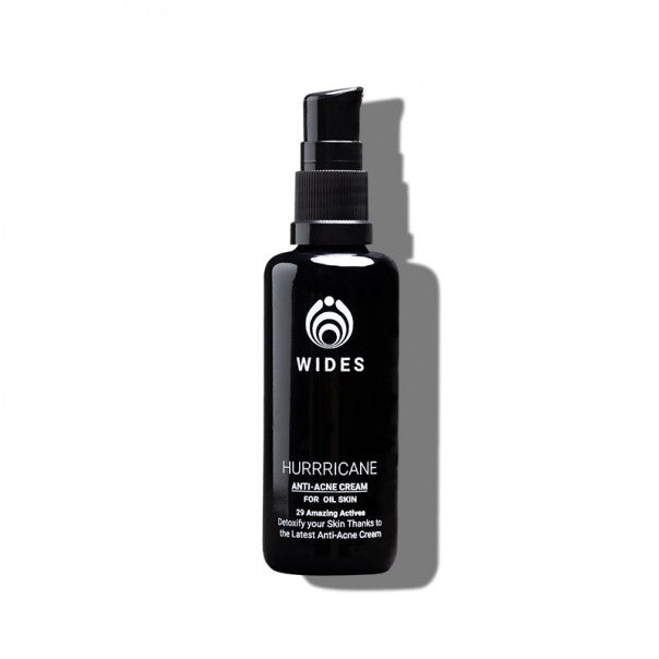 WIDES HURRICANE crema anti acné: frasco con dosificador