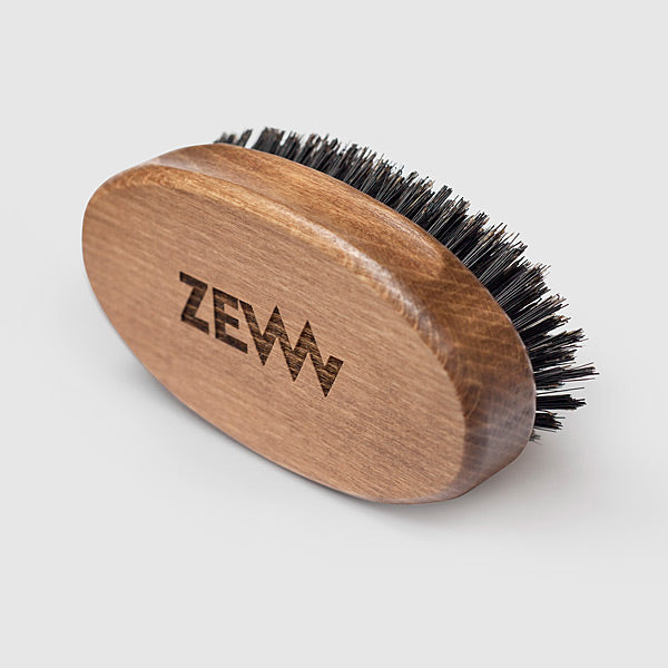 ZEW cepillo para barba Beard Brush: madera con cerdas negras