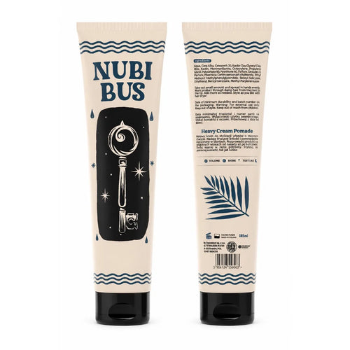 BY ELEMENTUM Nubibus Heavy Cream Pomade: tubos frontal y trasero